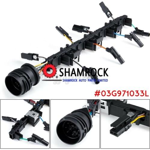 Pump Nozzle Cable Set Injector Wiring Harness Loom OEM 03G971033L fo AAUDI A3 A4 A6 SSEAT Altea SSKODA Octavia VVW Jjetta Touran