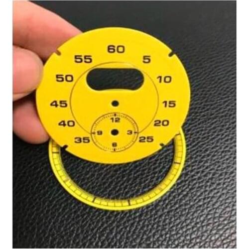 For Porsche Cayenne Macna718 Dashboard Center Clock Panel Sticker