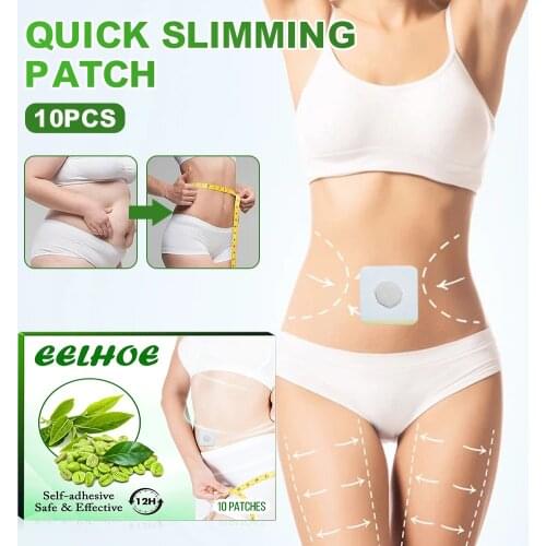 10PCS Navel Slimming Stickers Fat Burning Tummy Control Navel Patch Safe, Effective to Lose Weight for Women