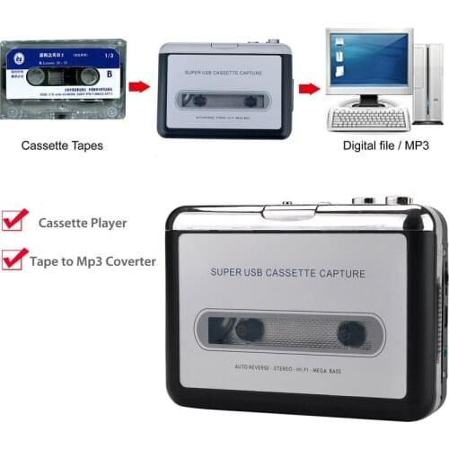 Original Genuine Ezcap218 Tape to PC Old Cassette to MP3 Format Converter Audio Recorder Capture Walkman For iPod Music Player