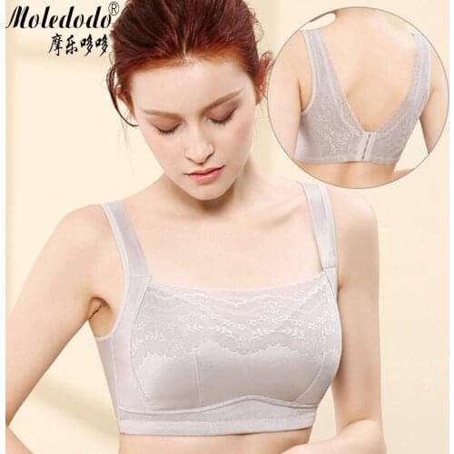 Fake Breast Forms Bra Mastectomy Bra 90C Gray Lace Pocket Bra for Silicone Breast Prosthesis Cancer Women Artificial Boobs D3