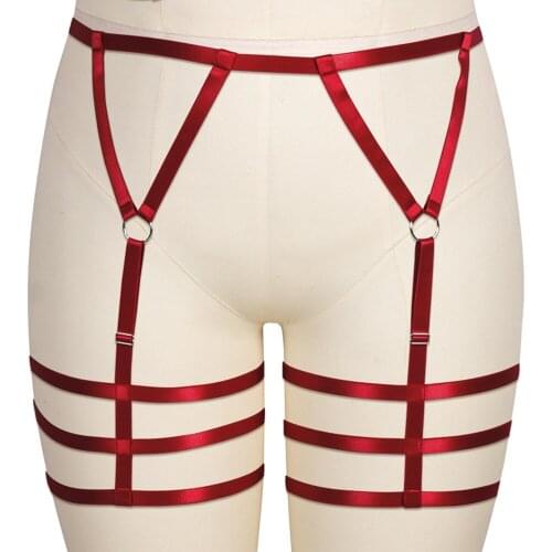 Plump Womens Underwear Plus Size Exotic Harness Sexy Lingerie Body Stockings Garter Belt Bondage Costumes Gothic Garter Belts