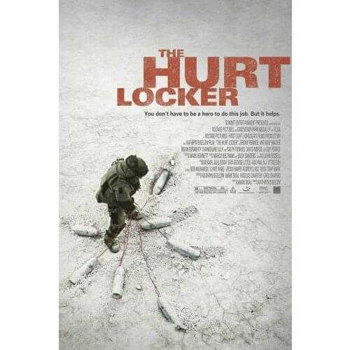 THE HURT LOCKER MOVIE Art print Silk poster Home Wall Decor
