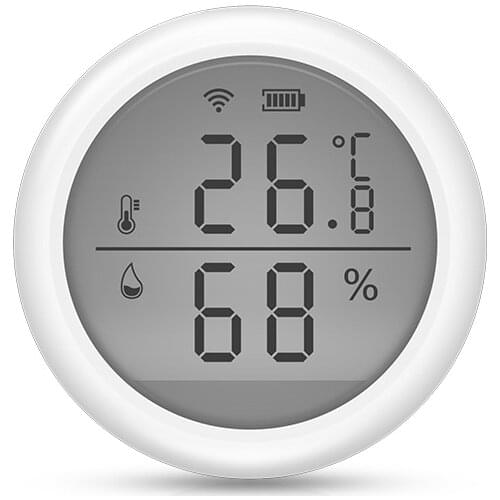 WIFI Temperature And Humidity Sensor Smart Home Indoor Intelligent Linkage Temperature And Humidity Abnormal Sensor