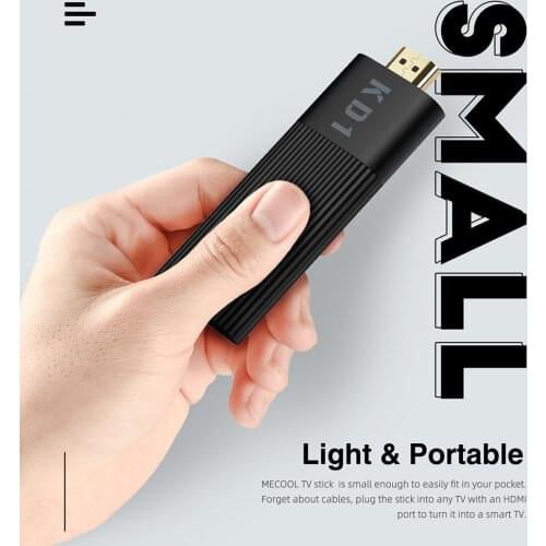 KD1 Amlogic S905Y2 TV Stick Android 10 2GB 16GB 2.4G/5G WiFi Media Player HD Dual-Band Bluetooth-Compatible 4.2 Media Player