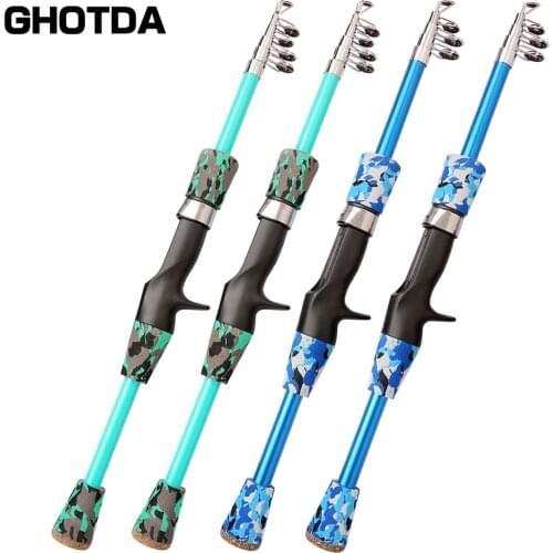 Spinning Casting Hand Bait Fishing Pole 1.3m 1.5m 1.8m Carbon Fishing Rod Canne Carp Travel Feeder Rod