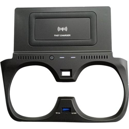 15W Car Wireless Charger for BMW 3 Series G20 G28 2019 2020 Fast CHarging Plate Panel Phone Holder