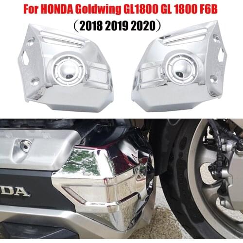 2 pcs chromed motorcycle lower hood cover for For HONDA Goldwing GL1800 GL 1800 F6B 2018 2019 2020 motorcycle accessories