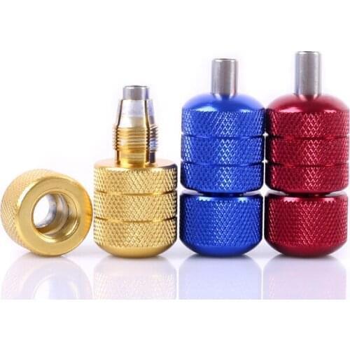 22mm Aluminum Alloy Tattoo Grips Tube with Back Stem Self-locked Tattoo Handle Machine Kit Gun Tattoo Accessories