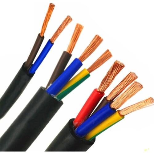 3-core Soft Power 2.5 1 1.5 1 4 6 10 Square Copper Outdoor Waterproof Antifreeze Sunscreen Acid Ccid and Alkali Resistant Cable