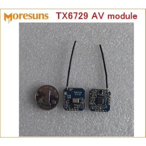 Free Ship 2.4G Small low power wireless audio and video transmission module launch module TX6729 AV transmitter module