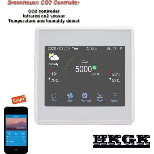 WIFI CO2 controller, used to control the CO2 generator to increase the CO2 value, used in greenhouses, laboratories , with RS485