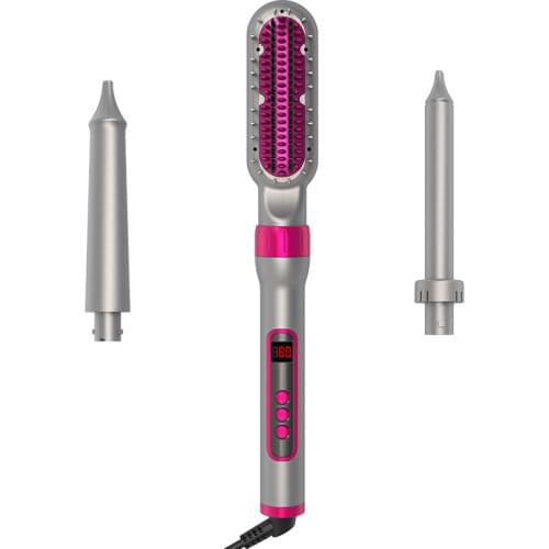 LISAPRO 3 IN 1 Hair Curler Set Professional Curling Iron Salon Hair Styling Tools 3 Interchangeable Ceramic Tourmaline Barrels