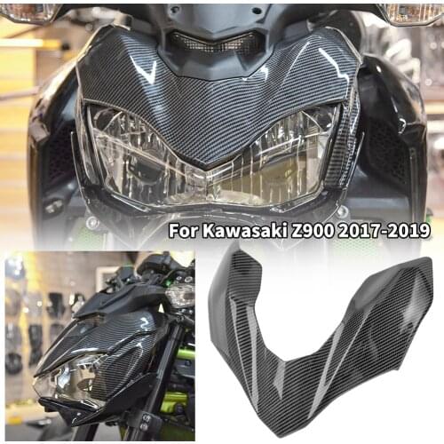 Motorcycle Front Winglet Headlight Fairing Aerodynamic Wing Cover Nose Beak Cowl Protector for Kawasaki Z900 Z 900 2019 2018 17