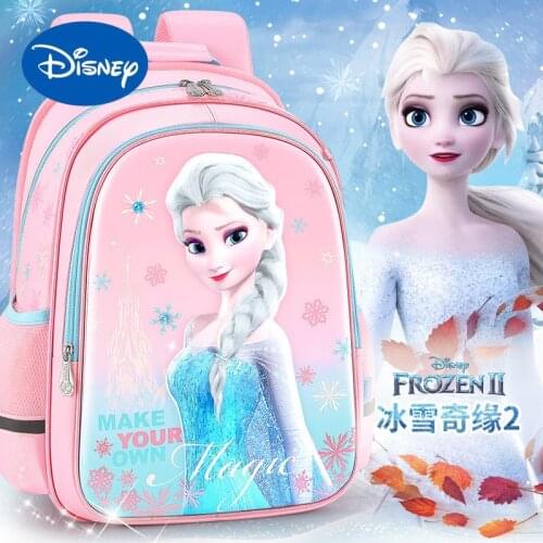 Authentic Disney Frozen Schoolbag Primary School Childrens Ridge Care Reduced Burden Girls Aisha Princess Girl Backpack