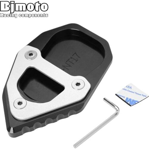 BJMOTO RNINET Motorcycle CNC Kickstand Side Stand Extension Pad For BMW R NINE T 2017-2019 Motorbikes Support Plate Enlarge
