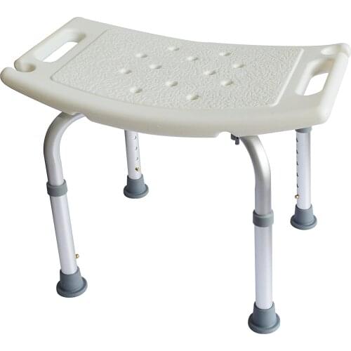 Adjustable Height Bath Shower Tub Bench Chair with Non-Slip Seat and Feet for Bathing in the Bathroom and Shower for the Elderly