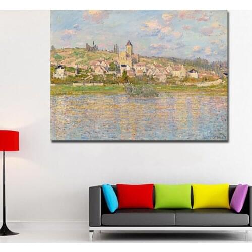 SELFLESSLY Impression Sunrise Monet Famous Paintings Reproductions HD Print Monet Posters For Living Room Wall Monet Decorative