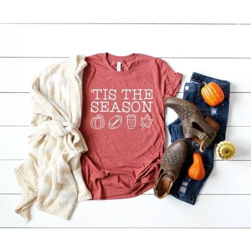 Tis The Season Fall Shirt Fall Teacher Shirt Pumpkin Pumpkin Spice Tee Teacher Pumpkin Patch Shirt Football Season Tee O249