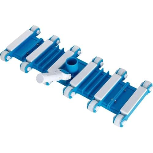 Swimming Pool Vacuum Head With Suction Headband Brush Wheel Suction Head Swimming Pool Cleaning Tool Pool Vacuum Cleaner