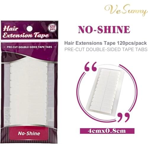 Vesunny Replace Tape For Remy Tape Hair Extensions 5 Pieces Double Sided Tape 4cm x 0.8cm Adhesives Tape Extra Strong