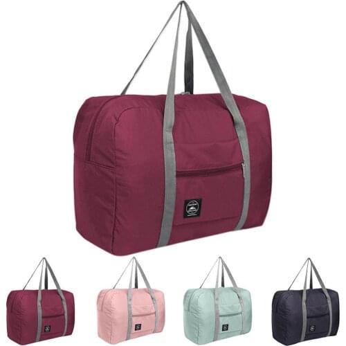 Waterproof Nylon Travel Bags Large Capacity Fashion Traveling Bag For Man Women Folding Duffle Bag Organizer Packing Luggage