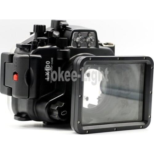 40M 130ft Underwater Waterproof Housing Diving Camera Case Bag for Panasonic LX100 DMC-LX100 and LX100 II 2 Camera