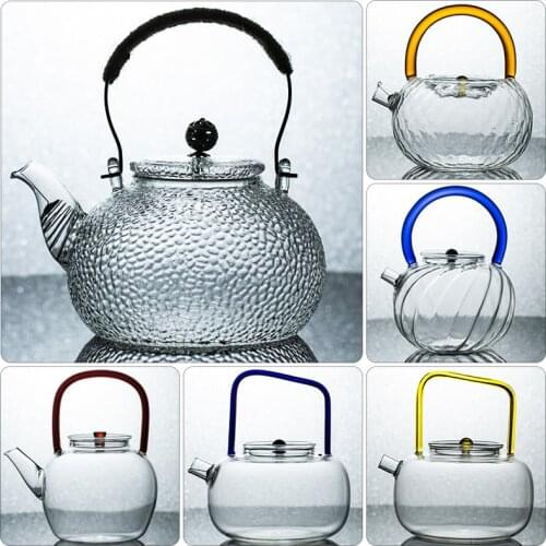 Japanese high temperature resistant hammer glass tea pot radiant-cooker boiling teapot water kettle making Kung Fu tea set