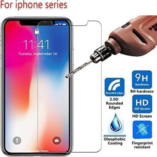 For iphone 11 12 Pro X XS MAX XR 10 7 8 6S 6 Plus XSMAX 12 mini Screen Protectors Film Tempered Glass Shatterproof Hard thin