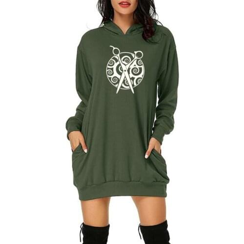 New Hairdressing Beauty Salon Funny Dress Women Loose Cotton Long Sleeve Female Harajuku Hoodie Fashion Sweatshirt Top Plus Size