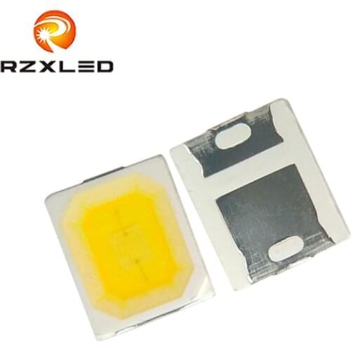 100PCS/Lot LED 0.5W 3V 150MA CRI95 White5000K 5500k 6000K 2835Package Chip