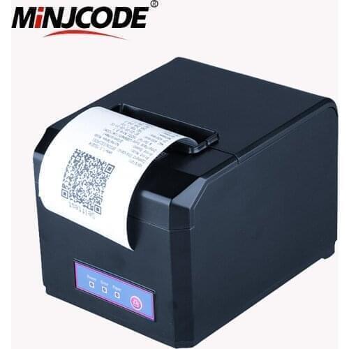 80mm Thermal Receipt Printer, USB/RS232/PS2/LAN/Bluetooth/WiFi Connectivities Optional, Mj Hop-E801