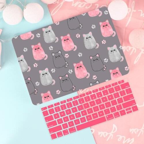 Lovely Laptop Case Cover for Macbook Air 13 A2337 A2179 Mac Book 2020 Retina Pro 13 15" Touch bar A2159 A2338 M1+Keyboard Cover