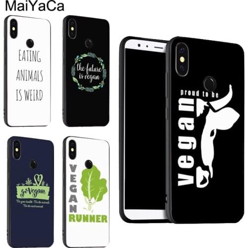 GO VEGAN For POCO X3 F2 Case For Redmi Note 9 Pro 8 7 8T 9S 9A 9C For Mi Note 10 Lite 9T A3 Coque