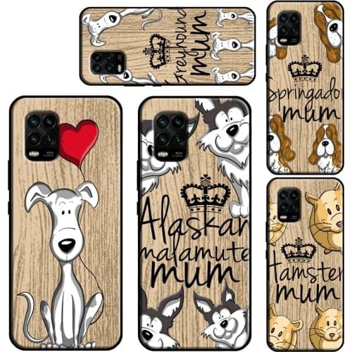 Whippet mum Westie West highland terrier dog Phone Case For Xiaomi Mi 10T Pro 9 10 11 Lite Ultra A3 POCO F3 F2 M3 Pro X3 Cover