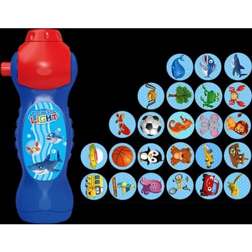 Kids Torch Projector Flashlight Toys Projection Light Educational Toys