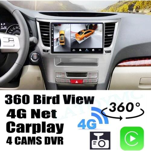 Car Audio Navigation GPS Stereo Carplay DVR 360 Birdview Around Android System For Subaru Legacy BM BR B4 Liberty Outback