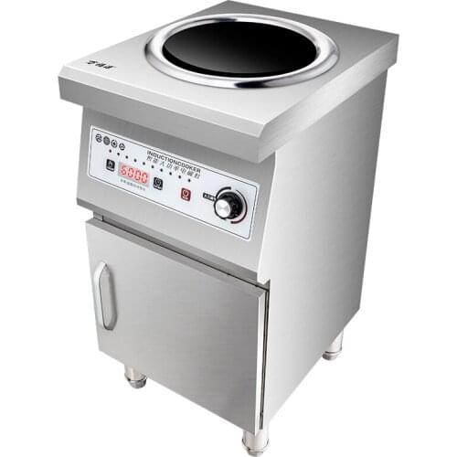 Commercial Induction Cooker High-power 5000W Electric Stove 8000W Concave Commercial Fire Canteen Hotel With Cabinet