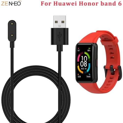 For Huawei band 6 band6/ Honor band 6 Magnetic USB Charging Cable Cord Base Portable Cord Charging Smart Watch Accessories