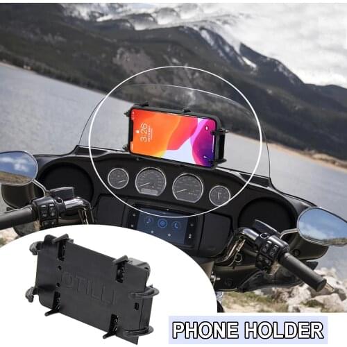 Motorcycle NEW Black Mobile Phone Holder Mount Navigation Bracket GPS FOR BMW FOR HONDA FOR YAMAHA FOR KAWASAKI