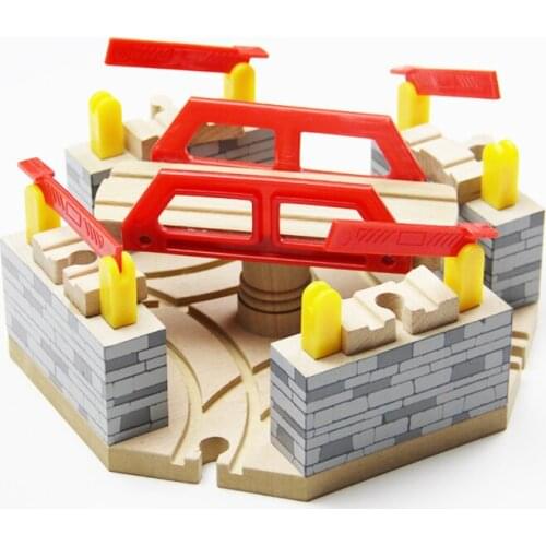 P53 Luxury four directions multifunction rotating upper and lower bridge traffic hub Suitable for train track accessories