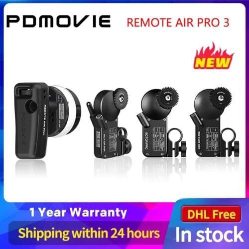 PDMOVIE REMOTE AIR PRO 3 Wireless follow focus Lens Control System for DSLR Camera RED BMPCC 4K Stabilizer vs TILTA Nucleus-M
