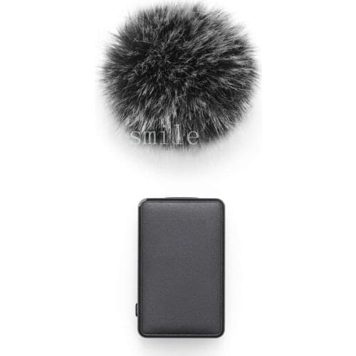 Portable Remote Control Wireless Microphone Transmitter Audio- Module Wind Noise Reduction for DJI Osmo Pocket 2