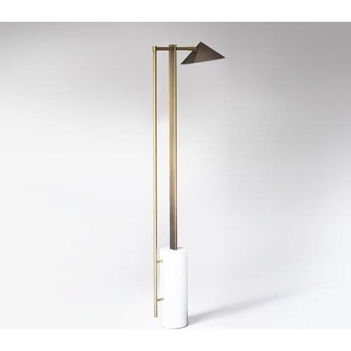 Postmodern floor lamp simple living room decoration villa model light luxury bedroom bedside lamp