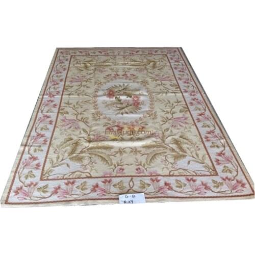 The Old European Needle-point Rug The Worn Country Home Chess Rug Various Flower Decorative Needlepoint Knitted Museum