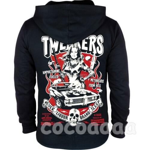 Clothing Liquor Brand 100%Cotton Hot sell Rock hoodies autumn winter jacket high quality hot brand shirt punk death dark metal