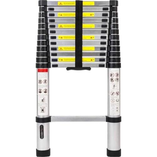 Retractable folding aluminum herringbone ladder Telescopic Extension Tall Multi Purpose telescopic ladder step