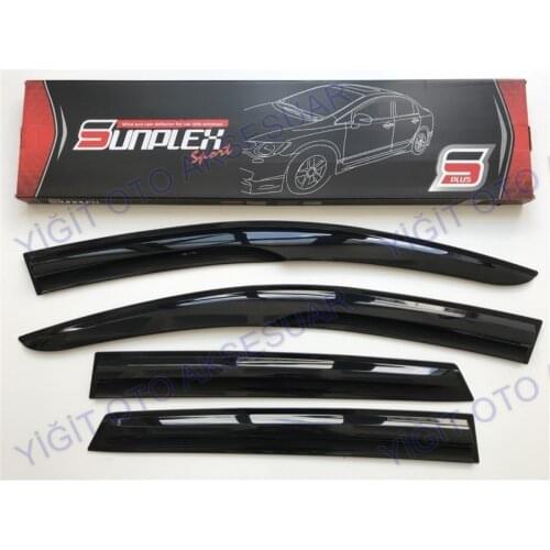 For NISSAN QASHQAI Rain Wind Deflector 2007-2014 Sunshade Curtains Car Windshield Auto Accessory Universal Spilitter Mud Flaps