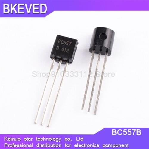 100PCS BC557B TO-92 BC557 TO92 557B new triode transistor