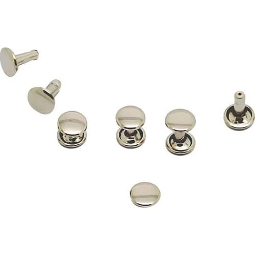 100pcs DIY Rivet Rivet Rivet Metal Board - Silver